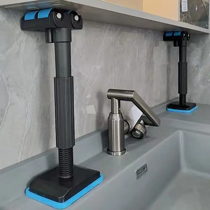 

19-44cm Height Adjustable Bathroom Cabinet Door Install Support Pulley Cabinet Support Pole Woodworking Installation Support