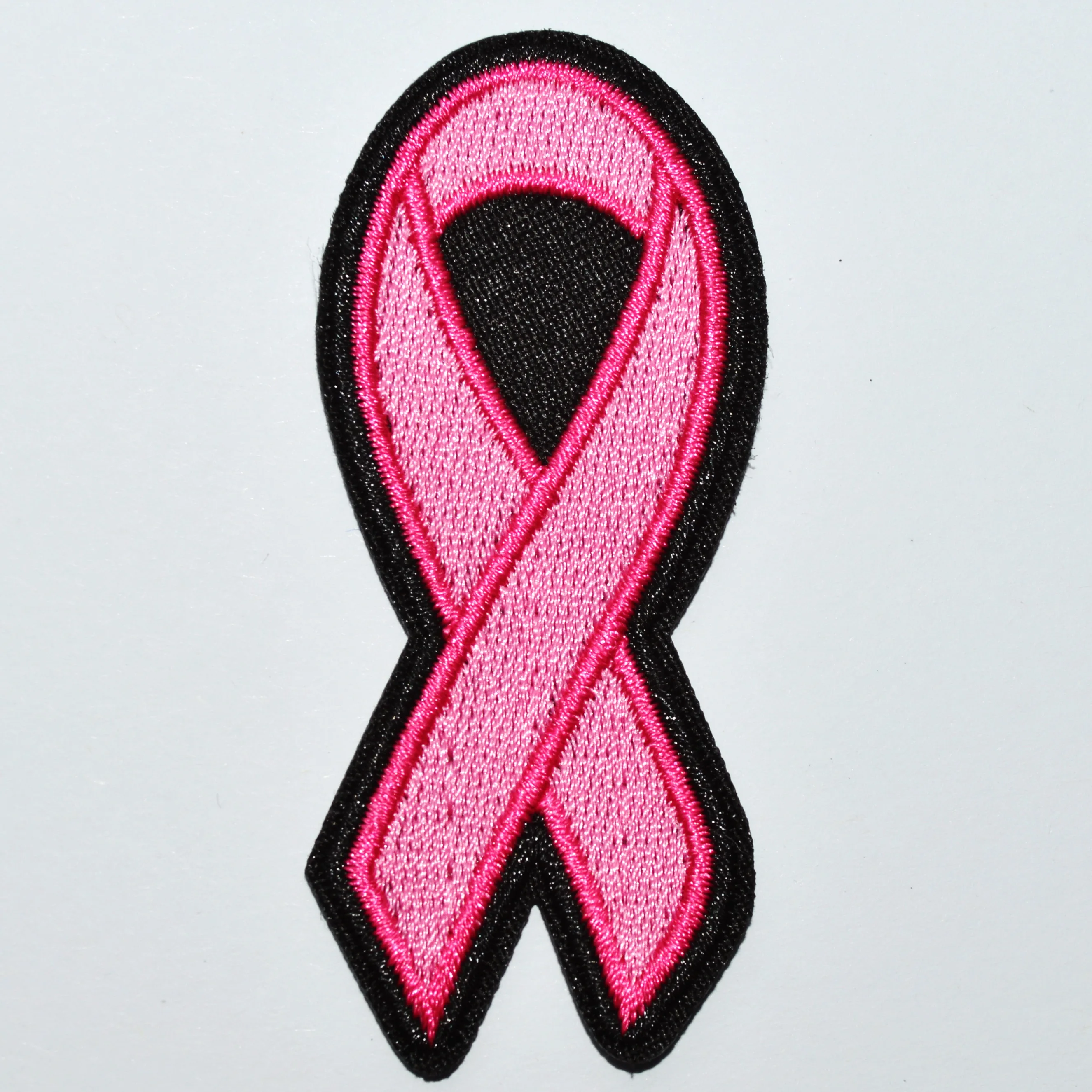 CRIME Breast Awareness Pink Ribbon Embroidery Iron on Sew on Patch