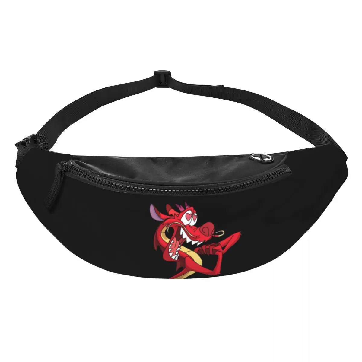 

Custom M-Mulan Cartoon Princess Fanny Pack Women Men Crossbody Waist Bag for Hiking Phone Money Pouch
