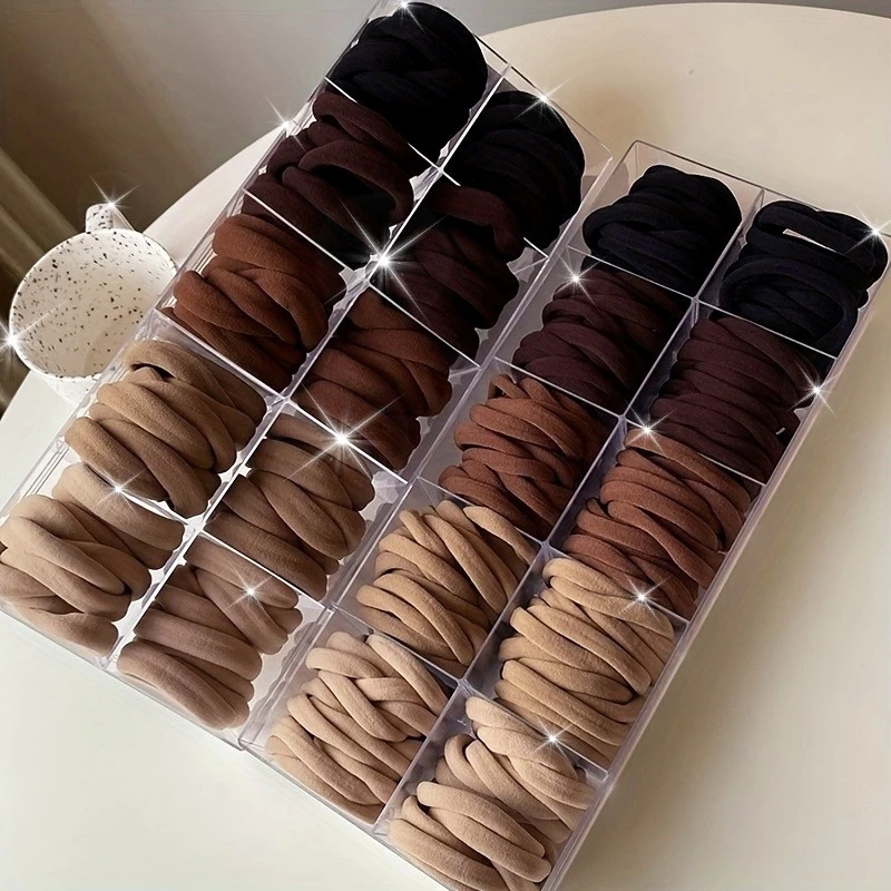 Fashionable Basic Style High Elastic Hair Ring Durable High-Quality Hair Accessories Hair Tie Rubber Band Headdress