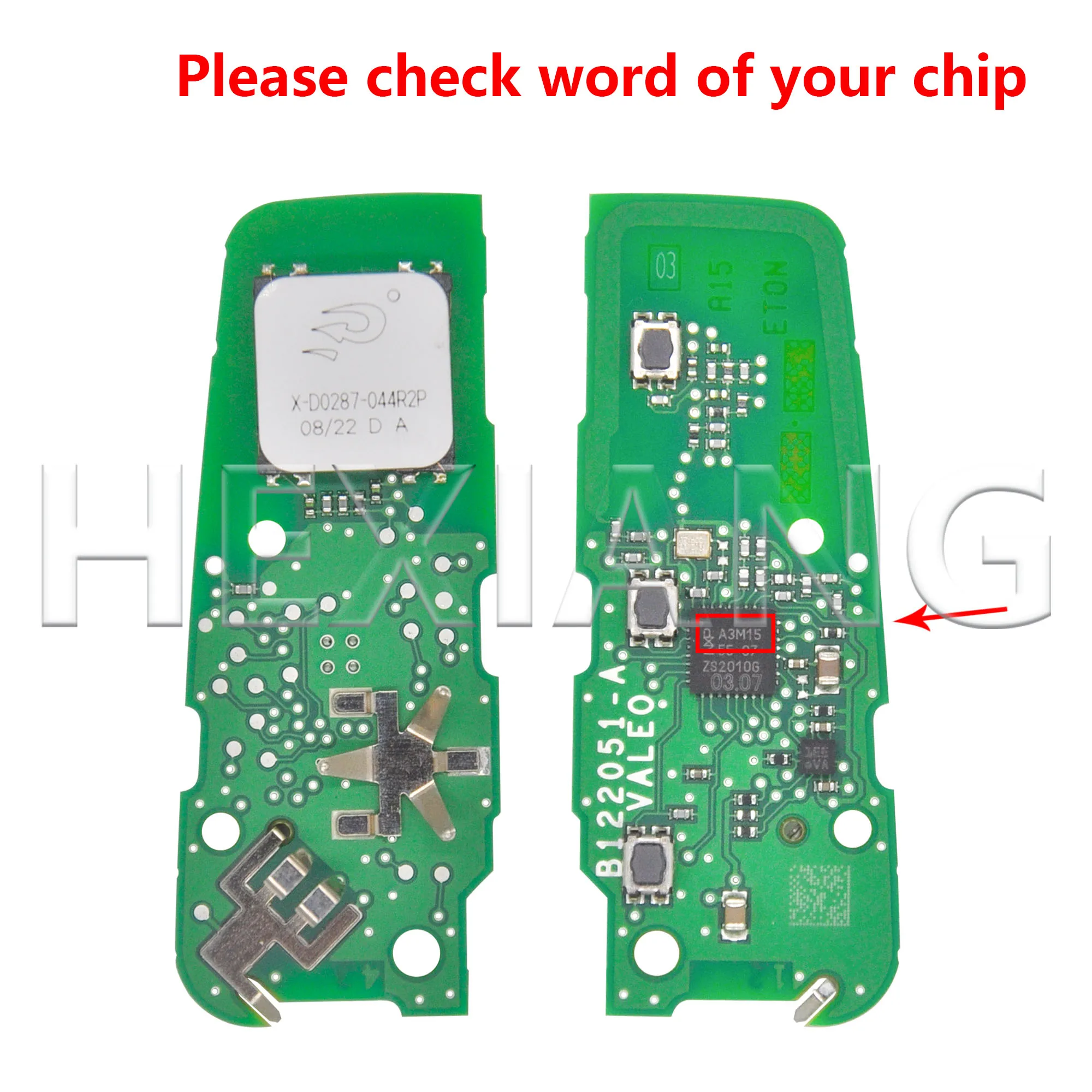 HIJ Originele PCB IM3A 4A Chip A3M05/M3M15 Universele 433 MHz Keyless Go Auto Afstandsbediening Sleutel voor Peugeot 508 5008 Citroen Opel