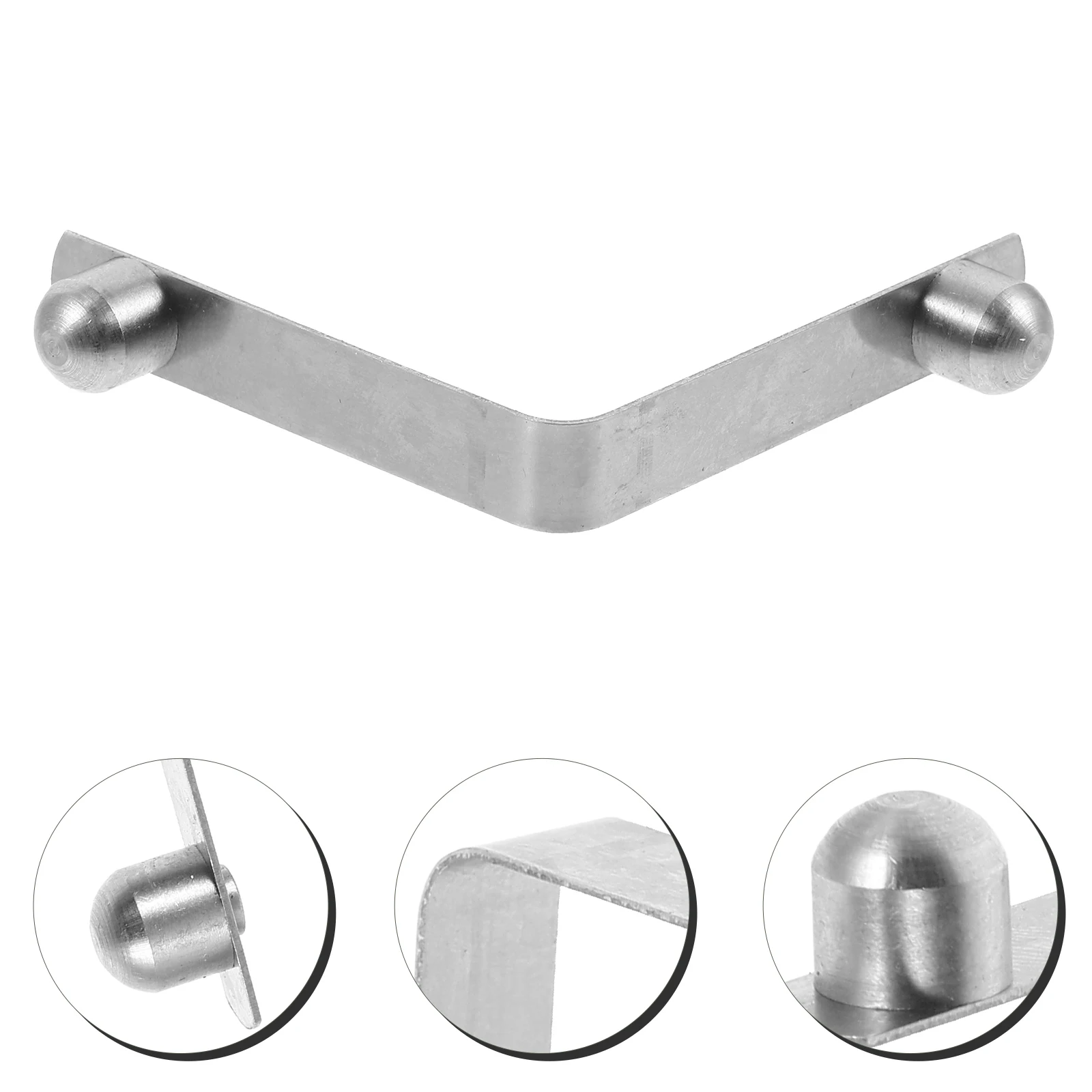 

1pcs Spring Loaded Shrapnel For Walking Cane V Shape Snap Clip Compression Buckle Crutch Accessories Walking Stick Support Tool