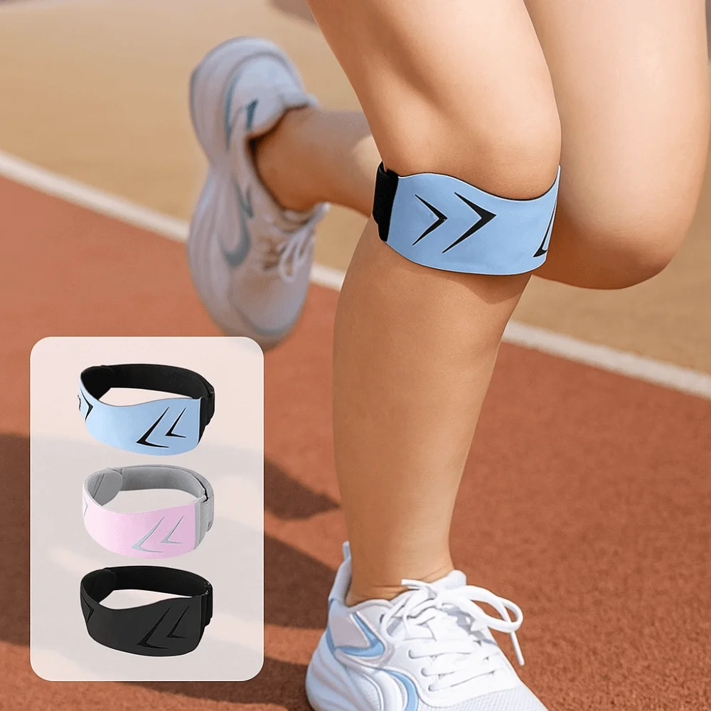 

Knee Protector Patellar Belt Shock Absorption Breathable Knee Patellar Band Joints Protector Comfortable Sports Knee Brace