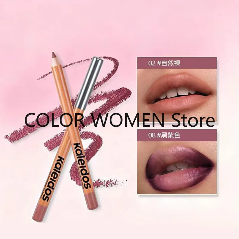 

Kaleidos Lip Liner,Highly-Pigmented Pencil For Shaping & Sculpting Lips,Semi-Matte Finish,Vegan & Cruelty-Free