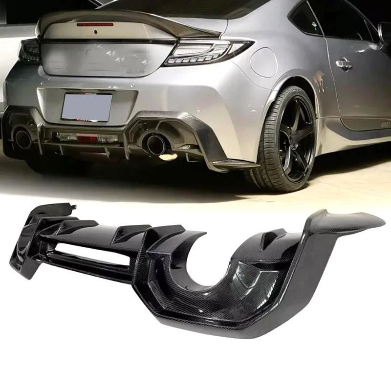 

Car Rear Bumper For Toyota GR86 Subaru BRZ 2022 2023 2024 Carbon Fiber Rear Bumper Diffuser Lip Spoiler Car Styling Body Kits
