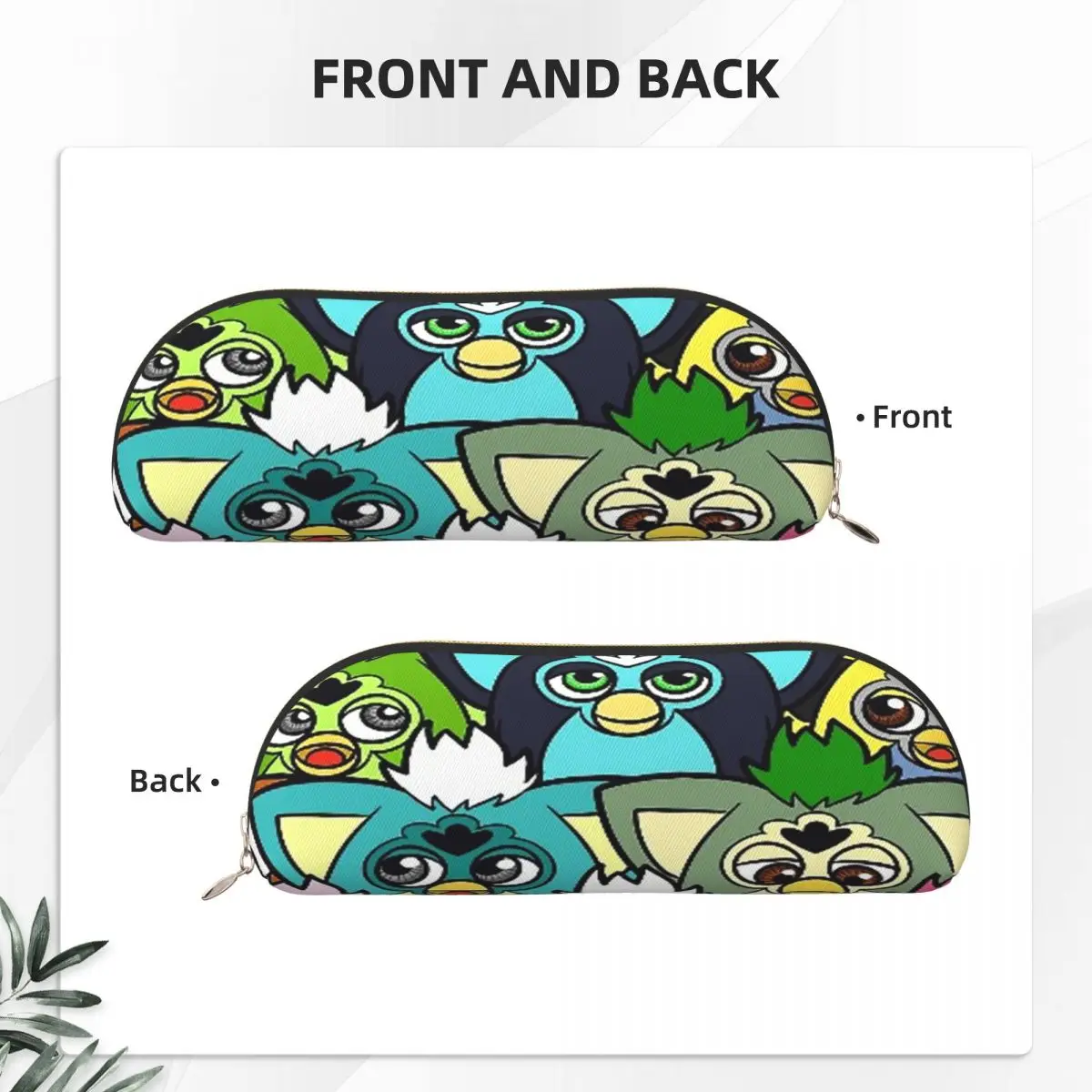 Nightmare Furby Cartoon Robot Toys Astuccio Portapenne Portapenne Articoli di cancelleria Astuccio per penne di grande capacità Astuccio per regali per studenti