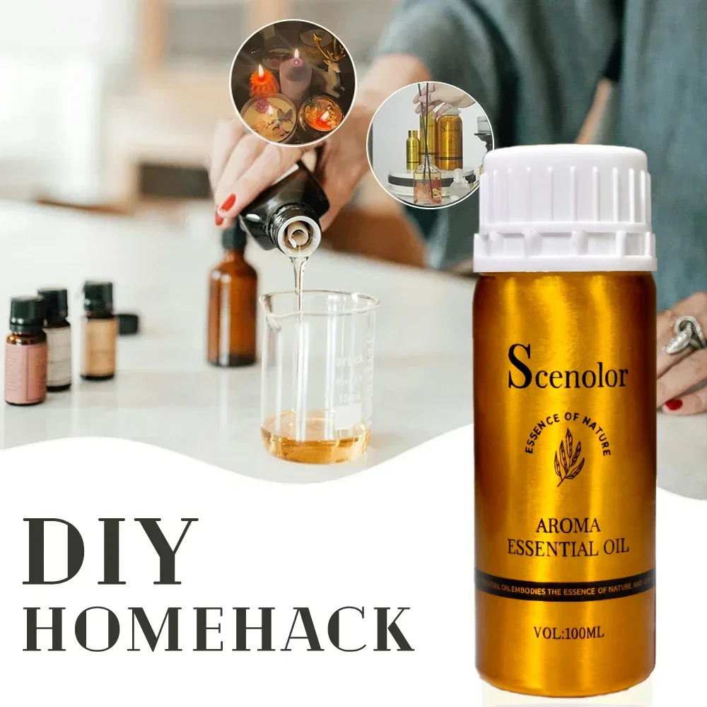 Olio essenziale di profumo da 100 ml, deodorante per ambienti domestici, diffusore di aromi, olio essenziale di marca famosa a base di piante pure