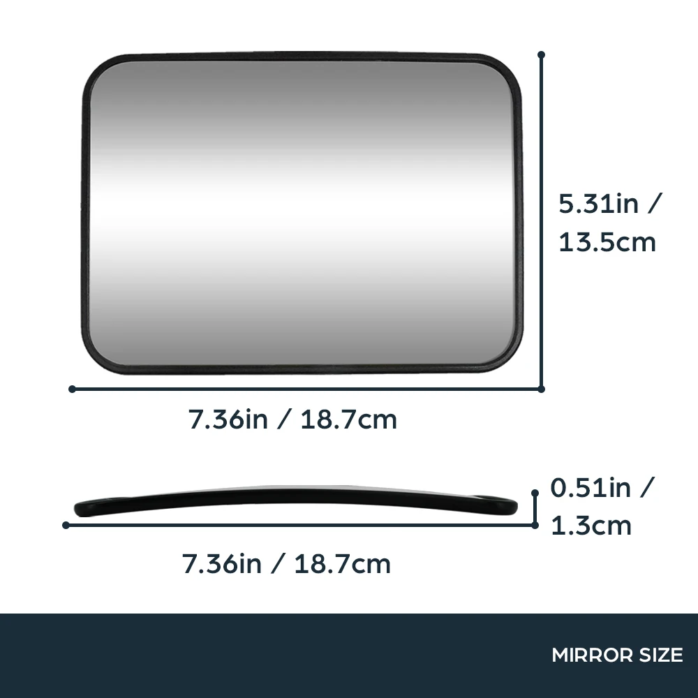 1pc Shatterproof Baby Car Mirror Car Safety Seat Rearview Mirror, Easy Install, Universal Fit