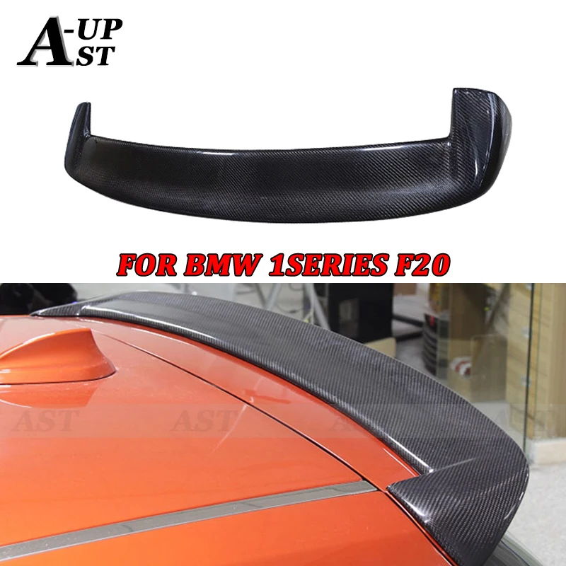 For 2011-2018 bmw 1 series f20 118i 116i carbon fiber rear wing 3d style spoiler duckbill wing body kit