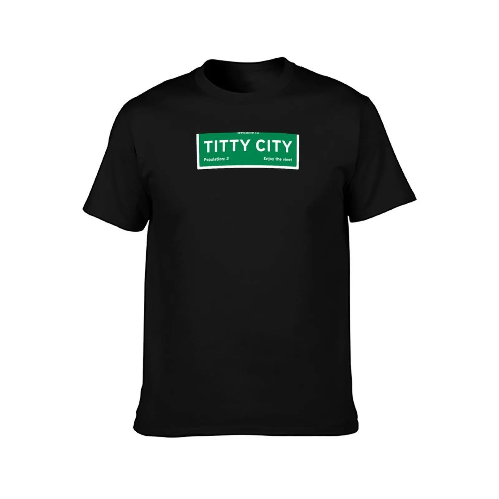 Welcome to Titty City T-Shirt Summer Casual Cotton Tee Oversized Streetwear Tops Vintage Graphic Print Unisex Men Women