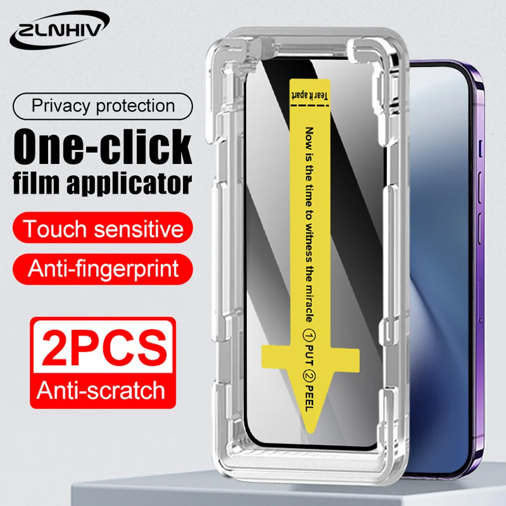 2Pcs Privacy Glass Smartphone For iPhone 16 Plus 15 Pro Max 14 Tempered Glass 13 12 11 Pro X XS Screen Protector Protective Film
