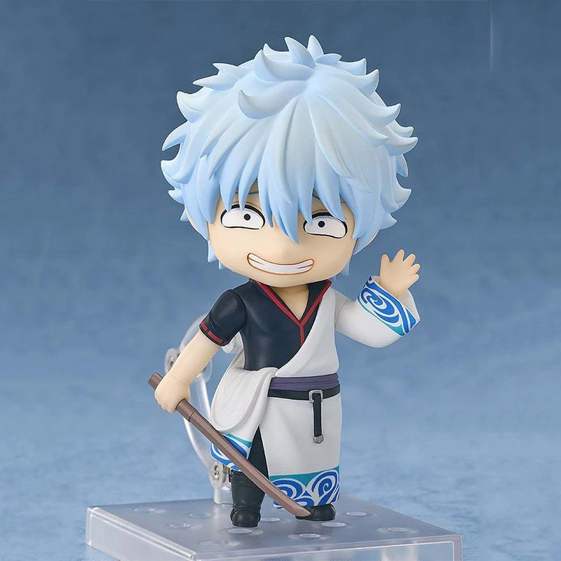 Genuine Original GINTAMA GSC Nendoroid No.2420 Sakata Gintoki  Action Figure Collection Ornament Toys Decoration Ornament Gift