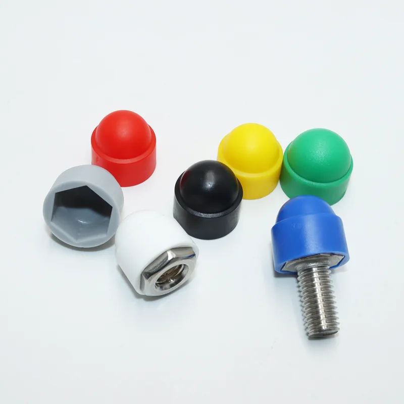 Protection Cover Hex Nut Protection Cap Dome Nut M4 M5 M6 M8 M10 M12 M14 M16 M18 M20 M22 M24 White Black Protective Caps Bolt