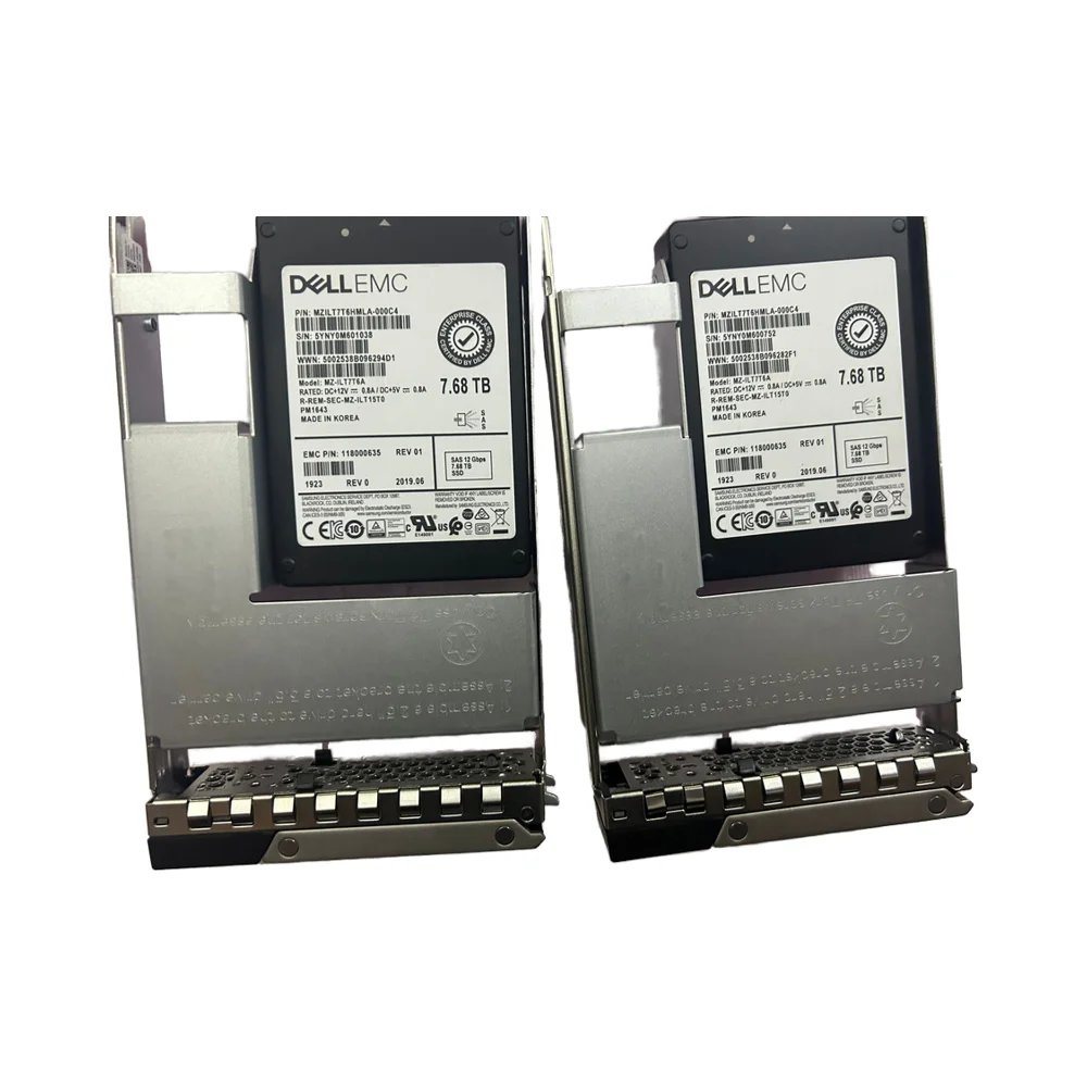 Hot Sale Dell PM1643 7.68T SAS 12G Enterprise SSD Solid State Drive