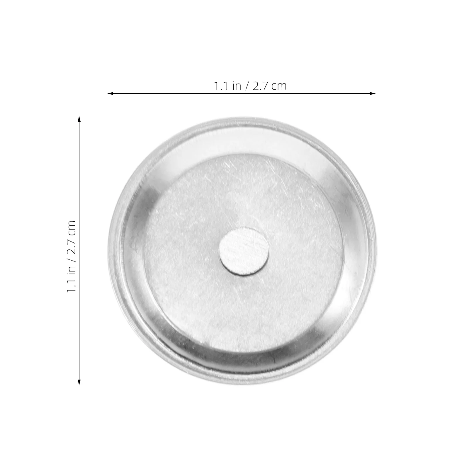 100pcs Metal Smoke Buzzer Replacement Part Fire Hazard Detection Loud Alarm For Home Office Safety Supply