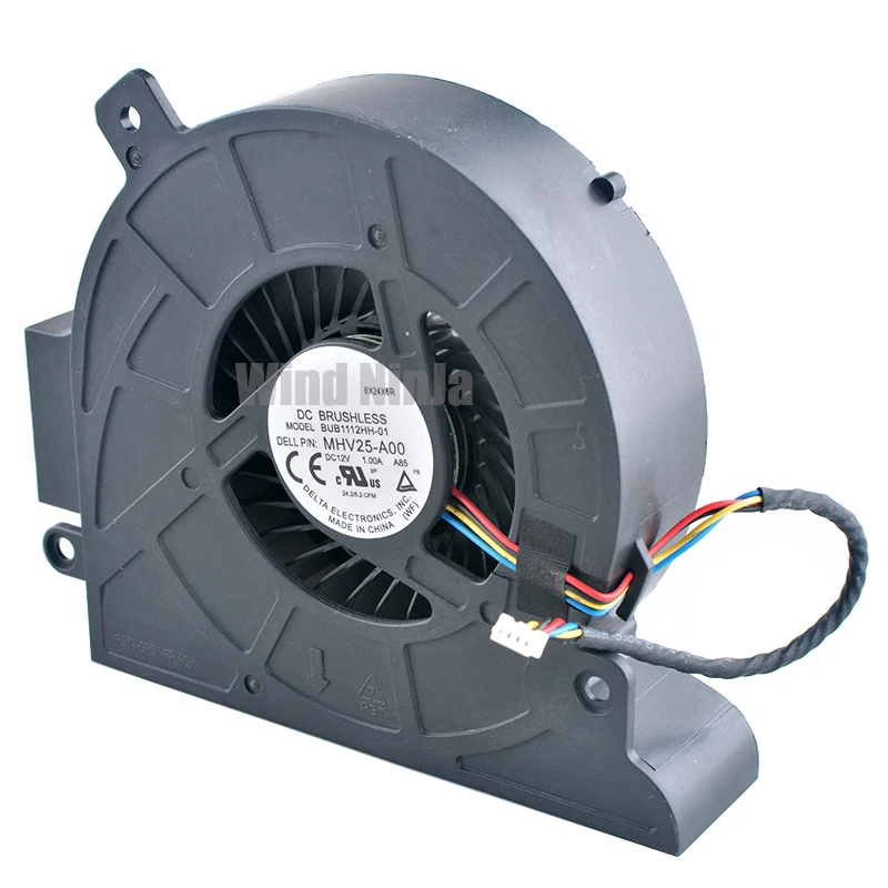 Ventilador de refrigeración BUB1112HH-01 para ordenador, dispositivo todo en uno, 12V CC, 1.00A, 4 pines, OptiPlex3240, 3440, 7440, CPU, MHV25-A00