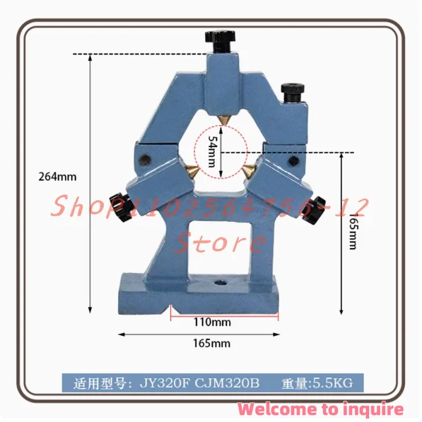 

Suitable for Small Lathes, Household Lathes, Center Frame and Tool Holder JY320F CJM320B