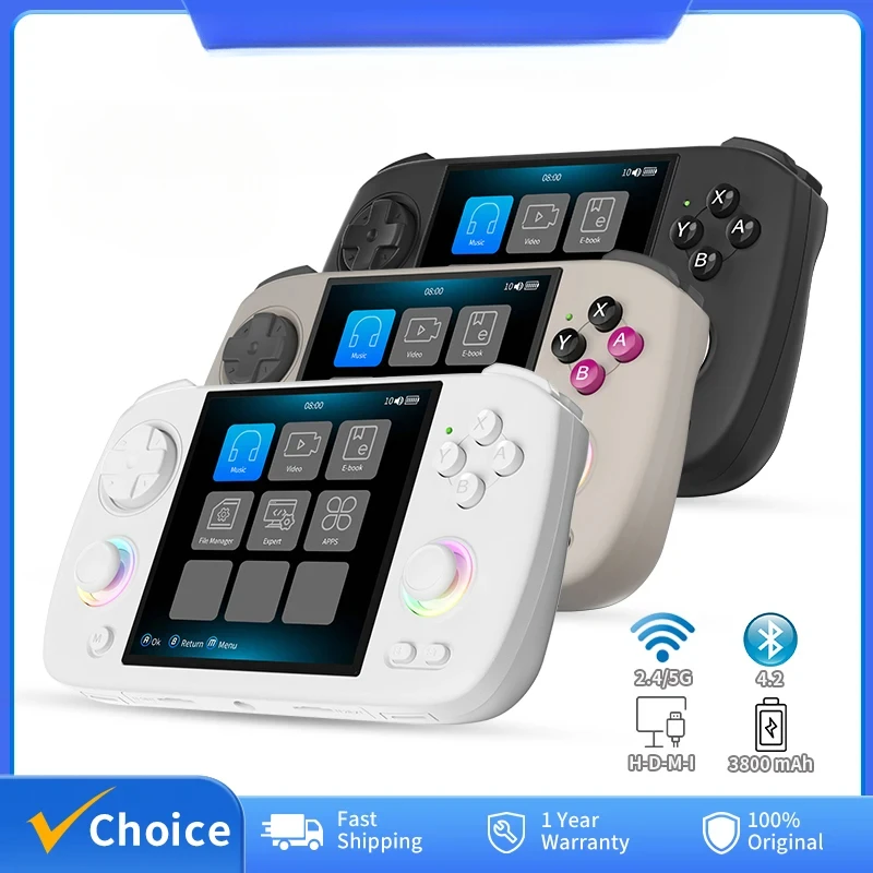 2026 ريترو وحدة تحكم بجهاز لعب محمول 3.95 "IPS 720*720 شاشة لينكس 64bit دعم واي فاي بلوتوث بث ألعاب الفيديو #1