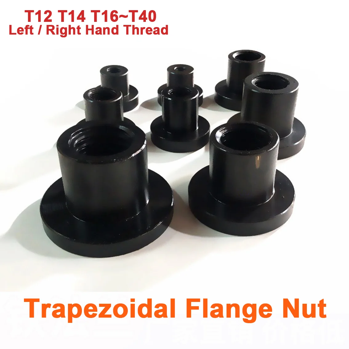 

1 шт. трапециевидные ходовые гайки 45 # Сталь T12 T14 T16 T18 T20 T22 T24 T25-T40 Фланцевая гайка с левой/правой резьбой для станков с ЧПУ