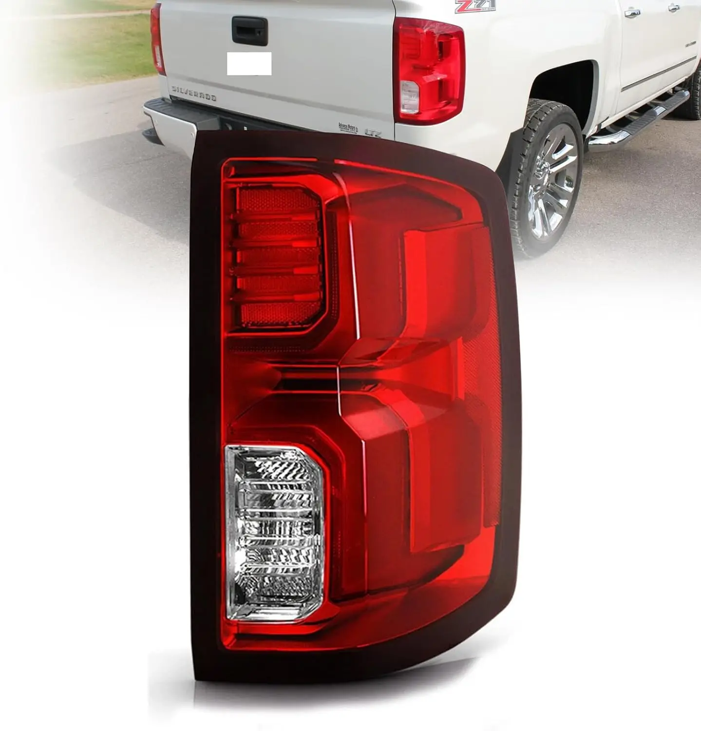 

LED Tail Light Assembly for 2016-2018 Chevy Silverado 1500 LTZ High Country Rear Right