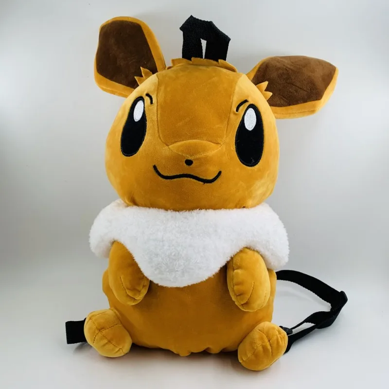 

40 см большая плюшевая игрушка Kawaii Eevee, мягкая кукла, детский подарок на день рождения, милый Eevee для детей, мягкая плюшевая подушка с животными