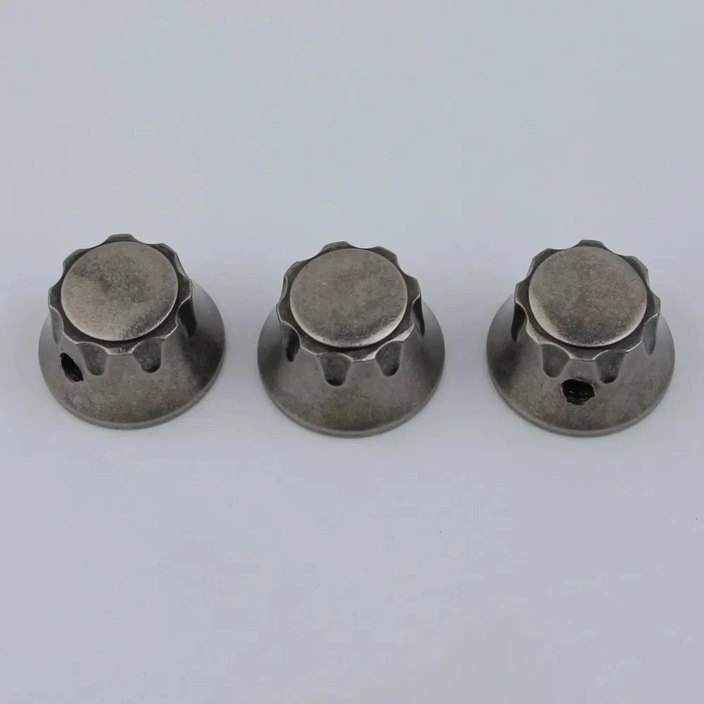 Guyker Bass Electric Guitar Control Knob, Made of Zinc Alloy Material, Available in Multiple Colors, Set of 3