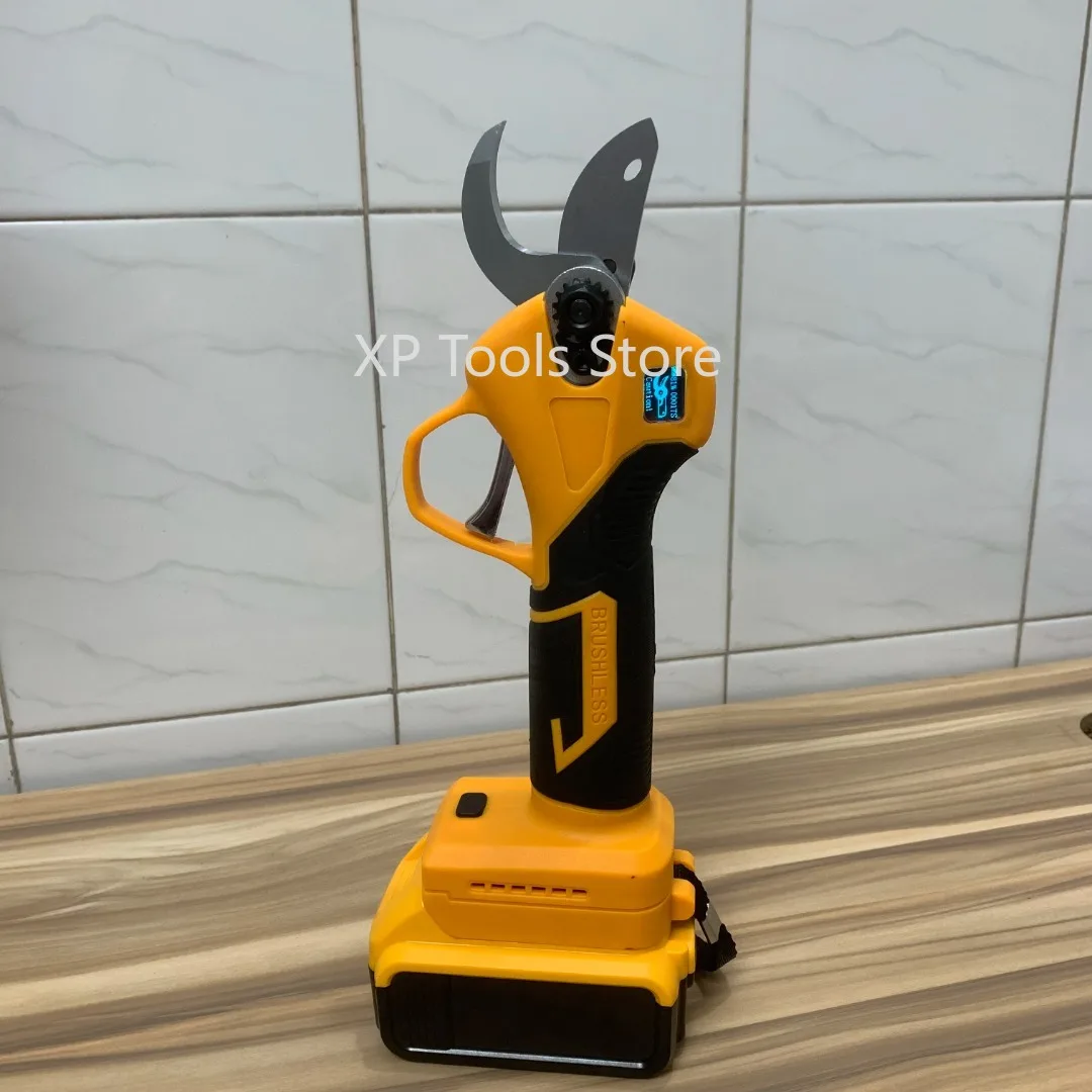 Brushless Electric Pruning Shears Cordless Portable Electric Scissors Branches Cutter Pruning Garden Tool For Dewalt 20V Battery