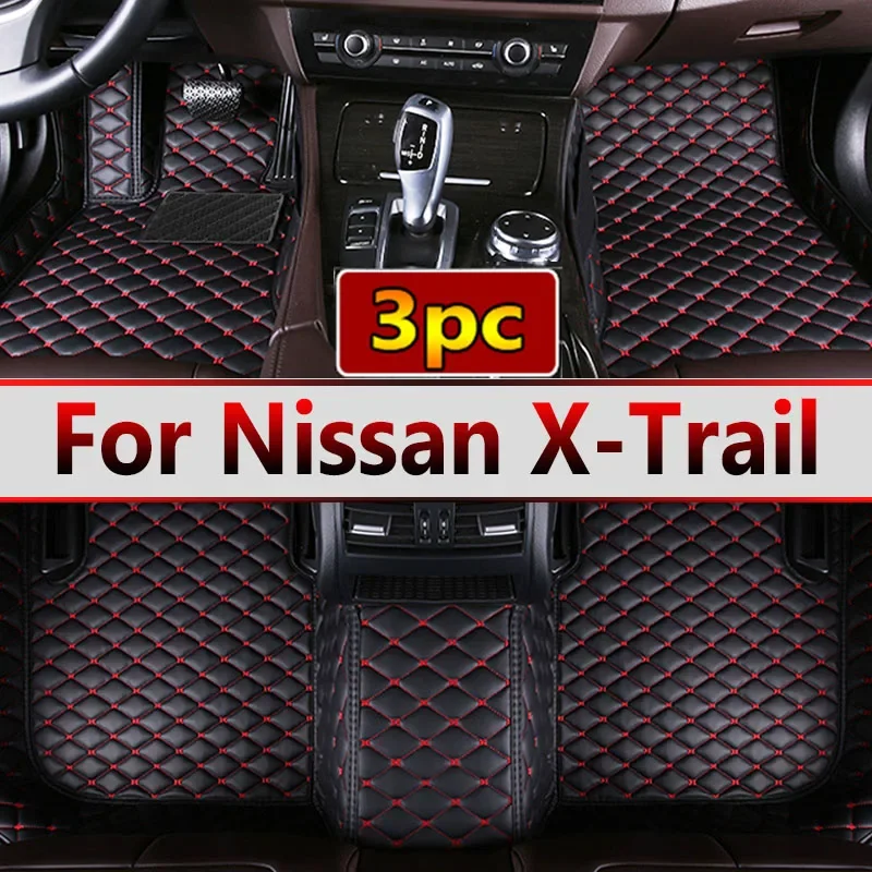 Car Floor Mats For Nissan X-Trail T32 2017~2020 5Seater Waterproof Rug Interior Decoration Car Carpet Floor Mat Car Accessories