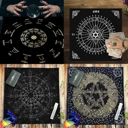 Altar Cloth Pentagram Tarot Tablecloth Board Game Play Oracle Mat Velvet  Tapestry Bohemian Decor