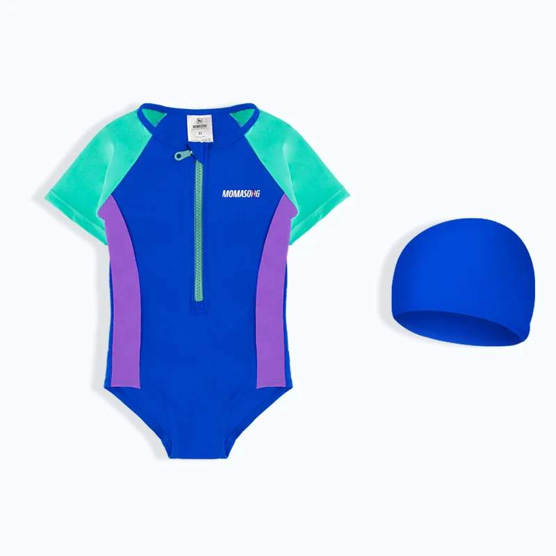 

SwimmyCubs Детский цельный купальник Детский тренировочный купальник для плавания Цельный солнцезащитный купальник для девочек