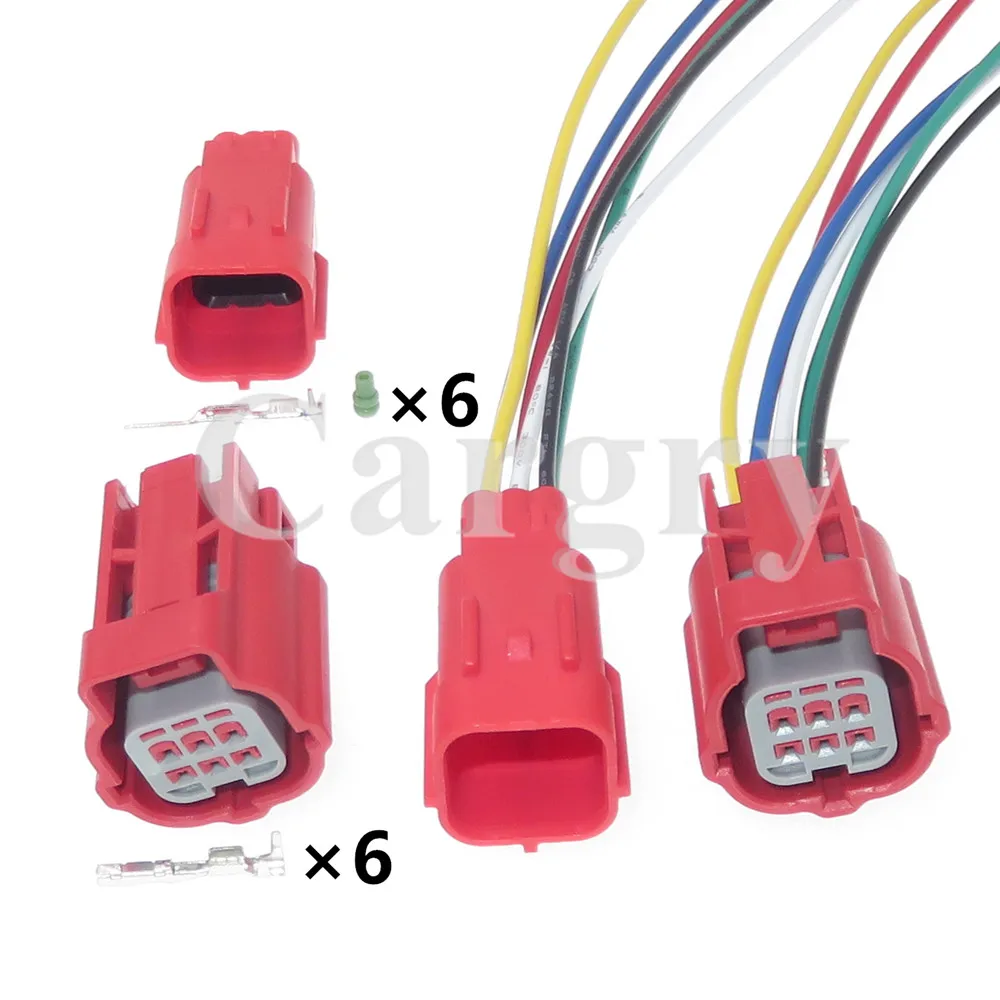 1 Set 6P MWTRB-06-1A-R MWTPB-06-1A-R AC Assembly Auto Small Current Low Power plug Car OBD Diagnostic Electric Cable Socket