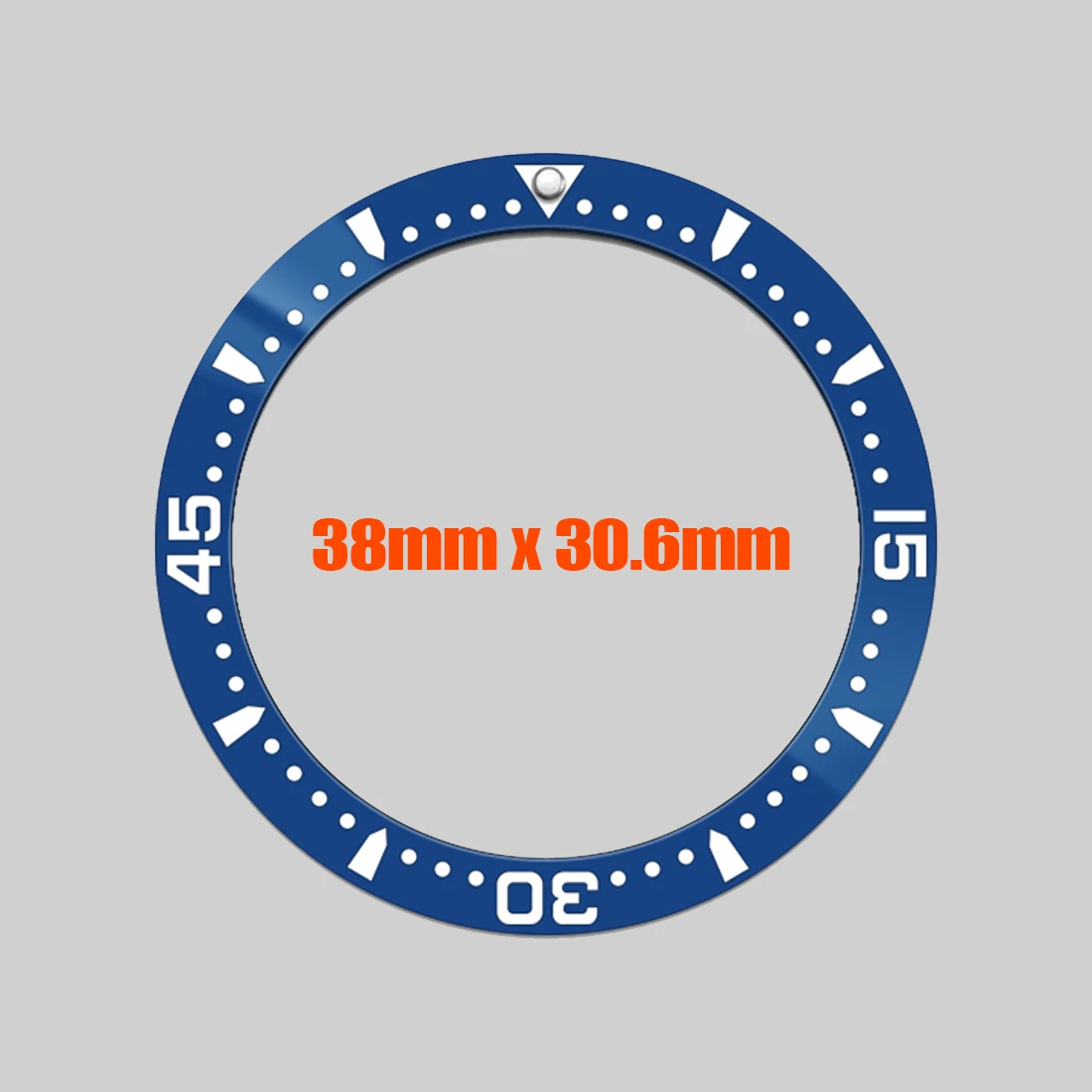 38x30.6mm LG Ceramic Bezel Insert SUB Bezel Ring Fit for LG SUB SKX007 SRPD Watch Case Curved Ceramic Bezel Ring Spare Parts