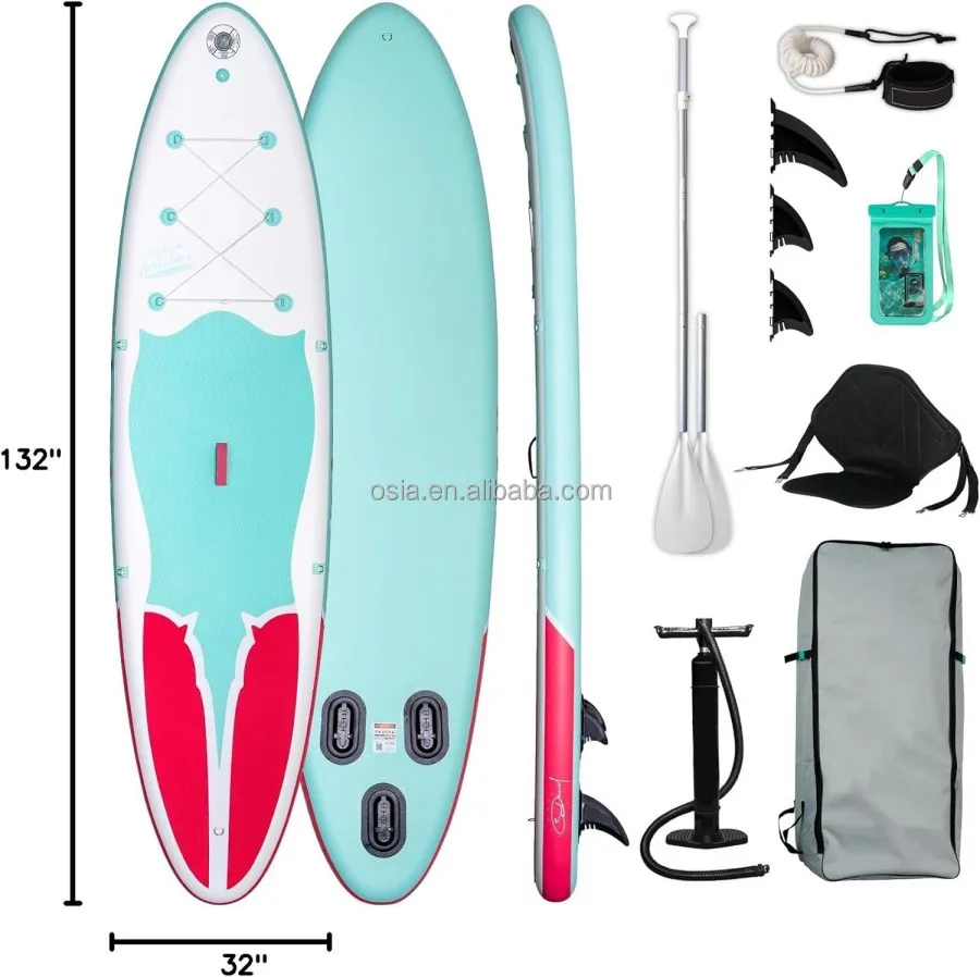 

Двухслойная надувная доска для серфинга с УФ-принтом, новый дизайн, модель ISUP, универсальный SUP, материал из ПВХ/EVA, цвет розового дерева, хит продаж