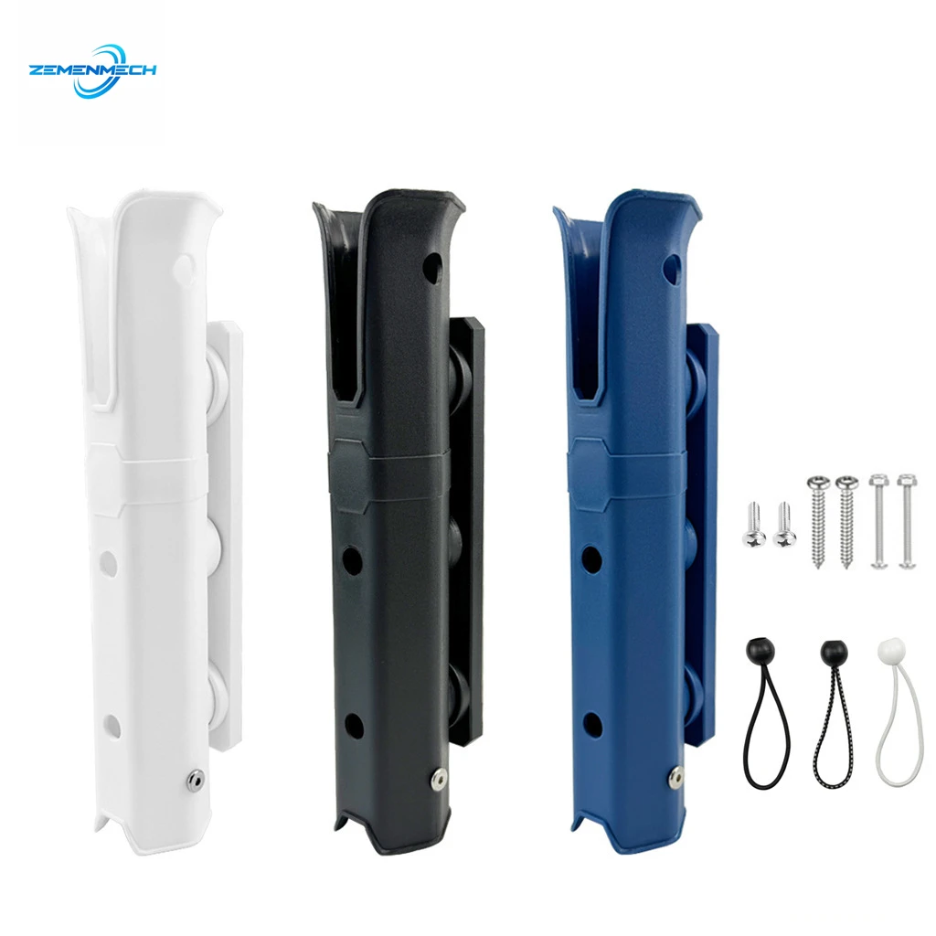 

Portable Adhesive Plastic Fishing Rod Holders Racks Pole Tube Mount With NO Hole Bracket Socket for Marine Yacht Kayak Outdoor