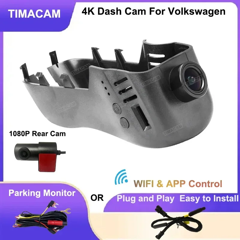 

4K Dedicated Dash Cam Dual Camera Car DVR Recorder Recorder for Volkswagen VW Touareg 2011 2012 2013 2014 2015 2016 2017 2018