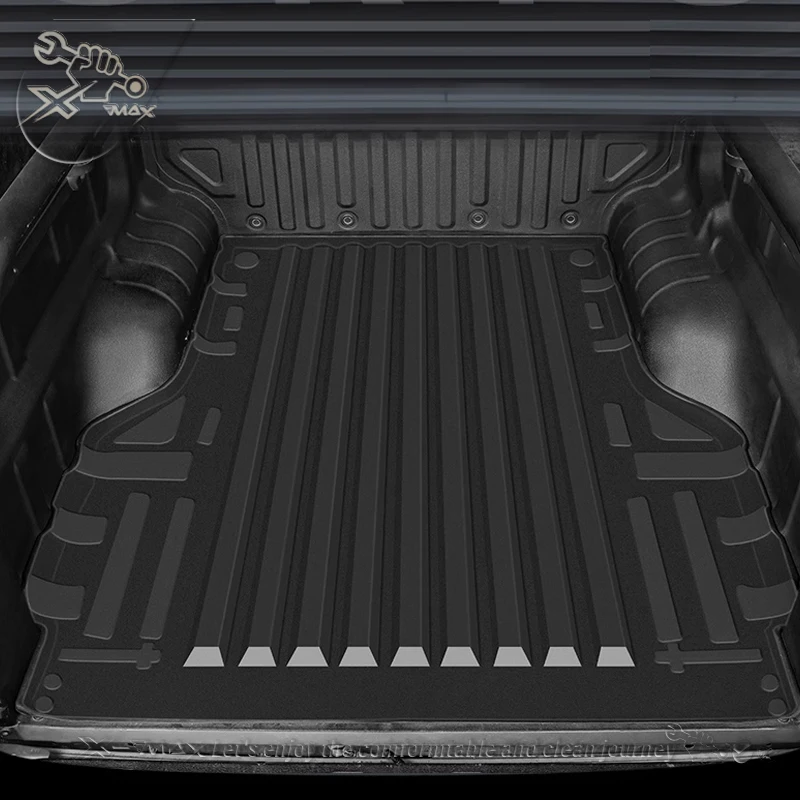 For GWM POER 2020-2023 Custom Fit Car Trunk Mat All Season Black Cargo Mat 3D Shaped Laser Measured Trunk Liners