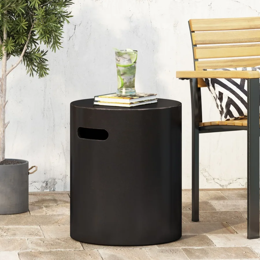 

Outdoor LightWeight Concrete Side Table