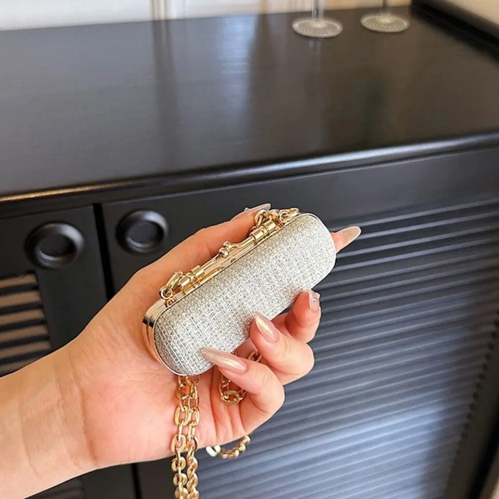 Light Luxury Mini Bag New Diamond Inlaid Crystal Advanced Sense Rhinestone Box Cloud Shape Handbag