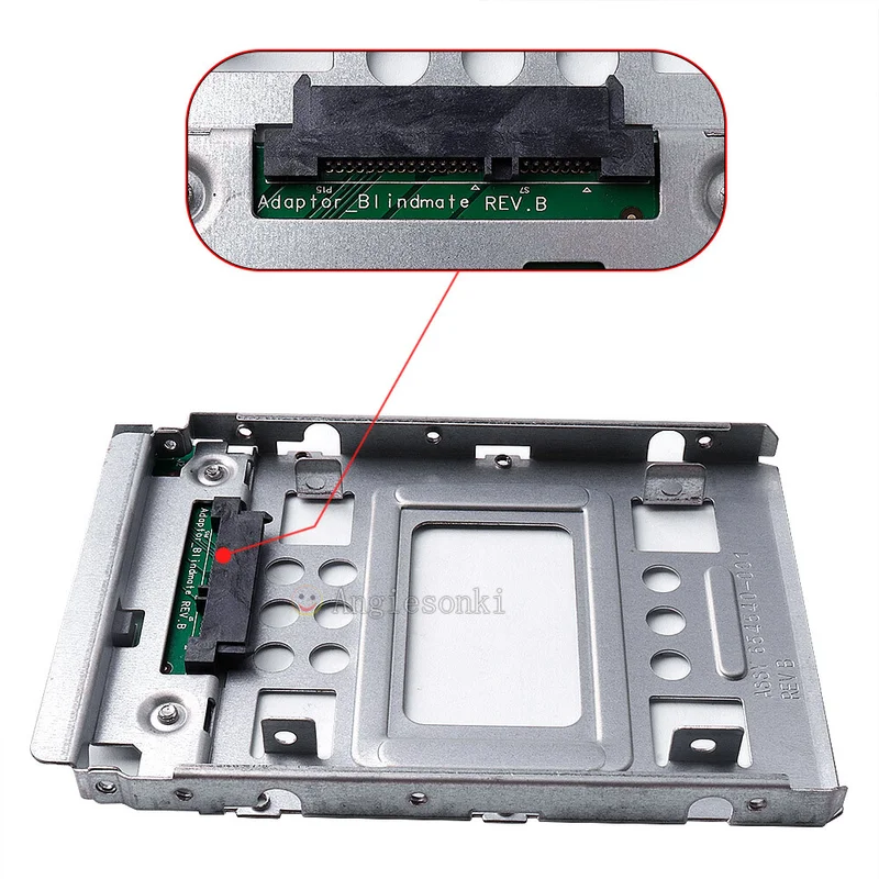 PP+ HDD Drive Hard Disk Caddy Adapter for HP 2.5 to 3.5 654540-001 SAS SATA SSD