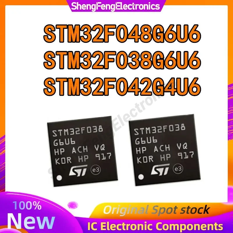 

STM32F038G6U6 STM32F042G4U6 STM32F048G6U6 STM STM32F038 STM32F042 STM32F048 STM32F038G6 STM32F042G4 STM32F048G6 IC MCU Chip QFN