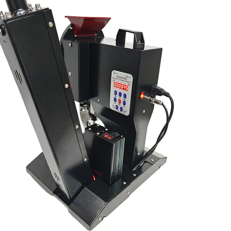 Photo cloth automatic buckle machine automatic buckle down light box knife scraping cloth paper bag buttonhole machine
