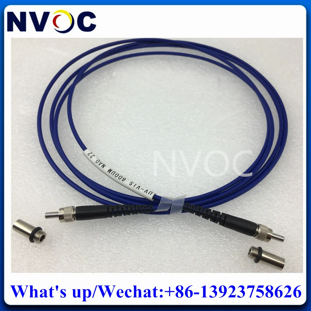 SMA905-SMA905 Connector 600um Silica Core Metal Ferrule MM SX 1M 2M 3M Infrared or Ultraviolet 600/660um Fiber Optic Patch Cord