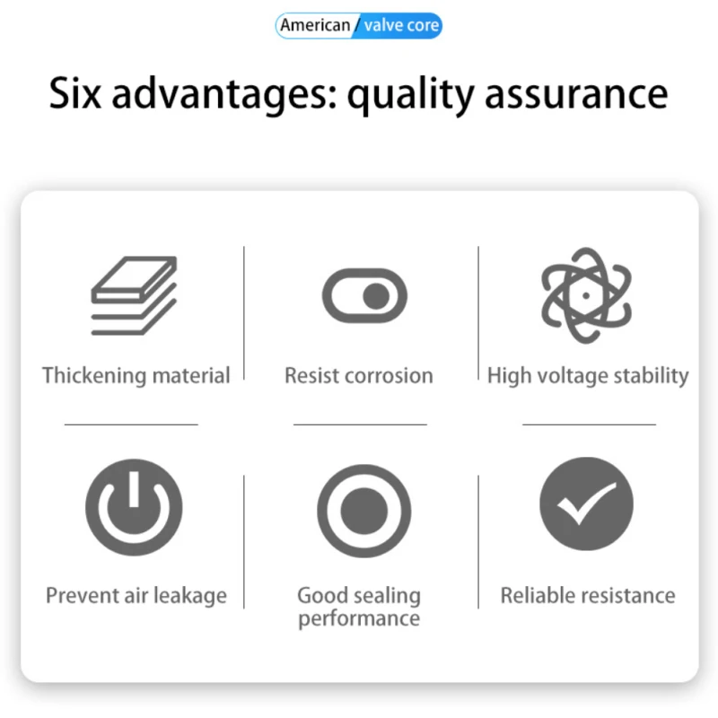 1~8PCS Pieces Bike Schrader Valve Core Replacement Tire Tyre Valve Stem Core Parts