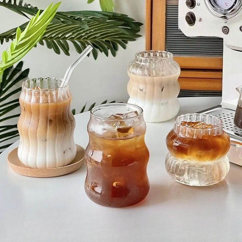 

1 шт., стеклянная чашка для кофе с облаком, домашняя чашка с молоком, ледом, американский сок латте, холодные напитки, питьевая вода, модная чашка