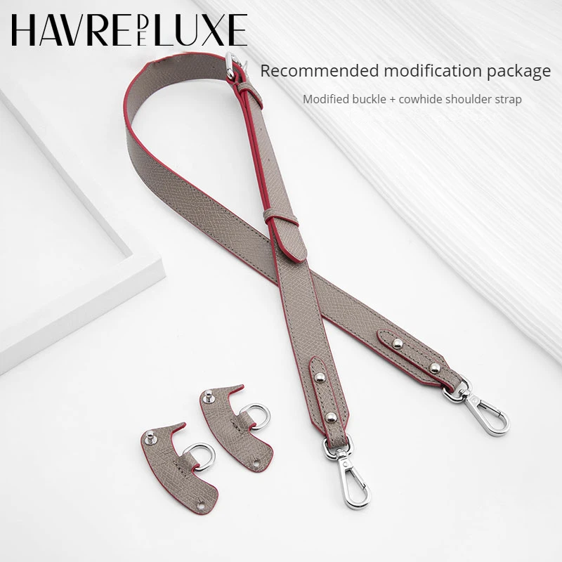 HAVREDELUXE-correa de bolso para Longchamp, Bolso pequeño de mango corto, sin perforaciones, correa de modificación, bandolera