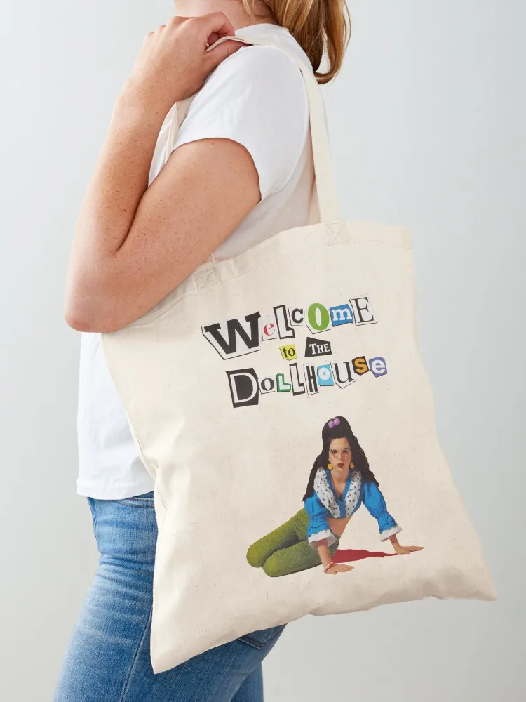 

Welcome to the Dollhouse Tote Bag Canvas bag for women great bag canvas tote bags cute tote