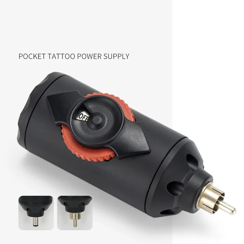 

1200mAh Mini Tattoo Power Supply C-type USB Rechargeable Cordless Tattoo Machine Battery RCA/DC Interface Tattoo Pen Accessory