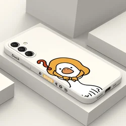 Dried Duck Phone Case For Samsung Galaxy S24 S23 S22 S21 S20 S10 S10E Ultra Plus FE Note 20 Ultra 10 Plus Cover