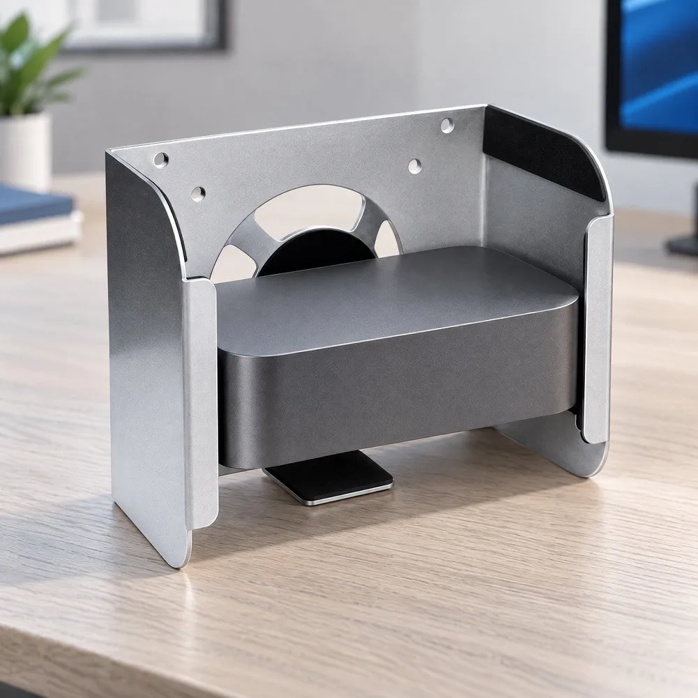 Metal Wall-Mount Stand For Mac For M5Pro For M6 Space-Saving Easy To Install Bracket Holder Accessories