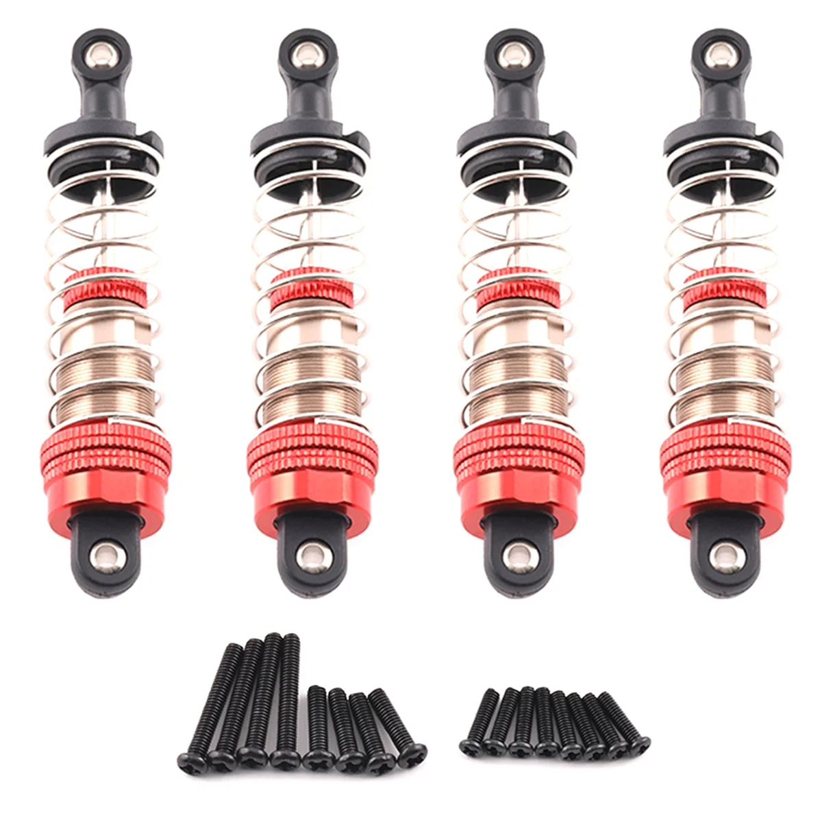 1 Set RC Car Metal Shock Absorber for SCY 1/16 MJX H16H 14301,14210 1/16 1/12 1/14 Upgrade Parts Accessories 81mm D